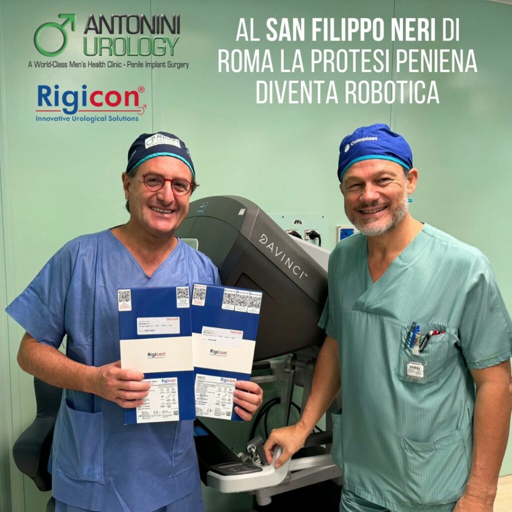 En San Filippo Neri de Roma, la prótesis peneana se vuelve robótica: Entrevista doble con los doctores Martini y Antonini